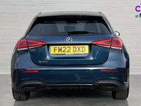 Used Mercedes A180 AMG Line Premium Plus 136 HP (100 kW) 2022 Blue Hatchback