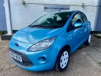 Used Ford Ka 69 HP (50 kW) 2014 Blue Hatchback
