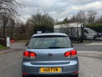Used VW Golf VI Match 105 HP (77 kW) 2011 Blue Hatchback