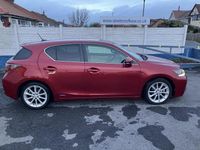 Used Lexus CT200h 2012 Red Hatchback