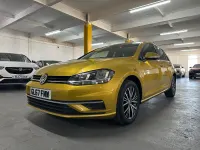 Used VW Golf VII SE 2018 Yellow Hatchback