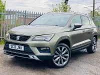 Begagnad Seat Ateca 4Drive 150 HK (110 kW) 2017 Grön SUV