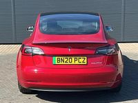 Używany Tesla Model 3 Performance 461 kW (627 KM) 2020 Czerwony Sedan/Limuzyna