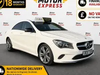 Used Mercedes CLA200 136 HP (100 kW) 2018 White Coupe
