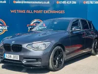 Used BMW 116 Sport Line 136 HP (100 kW) 2014 Grey Hatchback