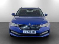 Used Skoda Superb SE Technology 218 HP (160 kW) 2021 Blue Estate
