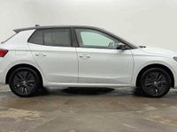 Used Skoda Fabia Colour Edition 80 HP (58 kW) 2024 Moon white metallic black magic pearl effect Hatchback