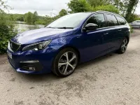 Begagnad Peugeot 308 GT-line 2018 Blå Kombi