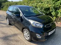 Used Kia Picanto 84 HP (61 kW) 2014 Black Hatchback