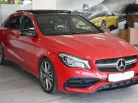 Used Mercedes CLA45 AMG 381 HP (280 kW) 2018 Red Coupe