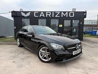 Used Mercedes C300 AMG line 2019 Black Sedan