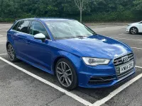 Used Audi S3 Sportback Advanced 300 HP (220 kW) 2014 Blue Hatchback