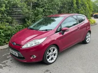 Used Ford Fiesta Titanium 2008 Red Hatchback