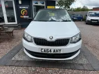 Used Skoda Fabia SE 90 HP (66 kW) 2015 White Hatchback