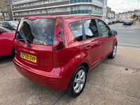 Used Nissan Note N-TEC 110 HP (80 kW) 2009 Red Hatchback