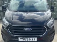 Used Ford Transit Custom Limited 130 HP (95 kW) 2019 Black Van