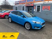 Used Ford Focus Titanium X 120 HP (88 kW) 2017 Blue Hatchback