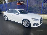 Used Audi A4 S-Line 150 HP (110 kW) 2023 White Sedan