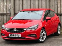 Used Vauxhall Astra SRi 110 HP (80 kW) 2016 Red Hatchback