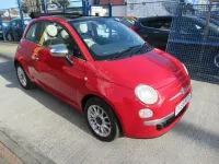 Used Fiat 500C Lounge 2009 Red Cabriolet