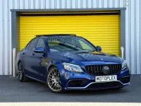 Used Mercedes C63 AMG Premium Plus 476 HP (350 kW) 2019 Blue Sedan