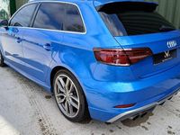 Used Audi S3 Sportback Performance 310 HP (228 kW) 2018 Blue Hatchback