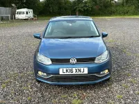 Used VW Polo Match 60 HP (44 kW) 2016 Blue Hatchback