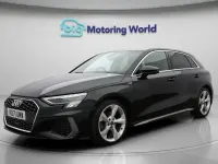 Used Audi A3 Sportback S-Line 110 HP (80 kW) 2021 Black Hatchback