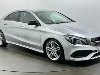 Used Mercedes CLA220 AMG line 177 HP (130 kW) 2017 Silver Coupe