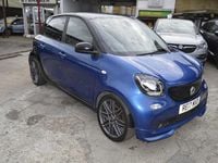 Used Smart ForFour Brabus 90 HP (66 kW) 2017 Blue Hatchback