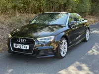 Used Audi A3 Cabriolet S-Line 2016 Black Cabriolet