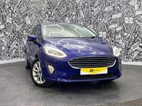 Used Ford Fiesta Titanium 100 HP (73 kW) 2017 Blue Hatchback