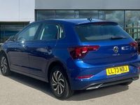Used VW Polo Life 95 HP (69 kW) 2023 Blue Hatchback