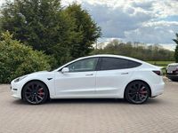 Używany Tesla Model 3 Performance 461 kW (627 KM) 2020 Biały Sedan/Limuzyna
