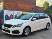 Used Peugeot 308 Active 130 HP (95 kW) 2018 White Estate