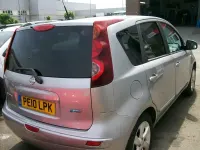 Used Nissan Note N-TEC 110 HP (80 kW) 2010 Silver Hatchback