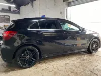 Used Mercedes A180 AMG line 109 HP (80 kW) 2017 Black Hatchback