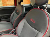 Used Fiat 500 Lounge 69 HP (50 kW) 2015 Red Hatchback