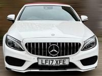 Used Mercedes C250 AMG line 2017 White Cabriolet