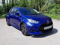 Used Toyota Yaris Hybrid Design 113 HP (83 kW) 2023 Blue Hatchback
