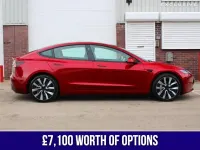 Used Tesla Model 3 Long Range RWD 366 kW (498 HP) 2025 Red Sedan