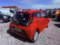 Used Toyota Aygo 72 HP (52 kW) 2019 Red Hatchback