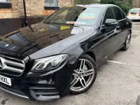 Begagnad Mercedes E220 AMG line 194 HK (142 kW) 2017 Svart Sedan