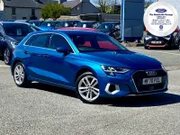 Used Audi A3 Sportback Sport 150 HP (110 kW) 2020 Blue Hatchback