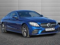 Used Mercedes C200 AMG line 184 HP (135 kW) 2023 Spectral blue Coupe
