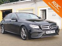 Used Mercedes E200 AMG line 184 HP (135 kW) 2018 Black Sedan