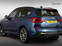 Used BMW X3 M Sport 190 HP (139 kW) 2021 Blue SUV