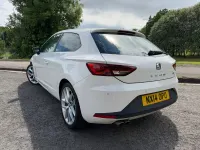 Used Seat Leon FR 184 HP (135 kW) 2014 White Hatchback