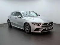 Used Mercedes A180 AMG line 136 HP (100 kW) 2019 Silver Hatchback