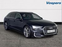 Used Audi A6 S-Line 200 HP (147 kW) 2022 Black Estate